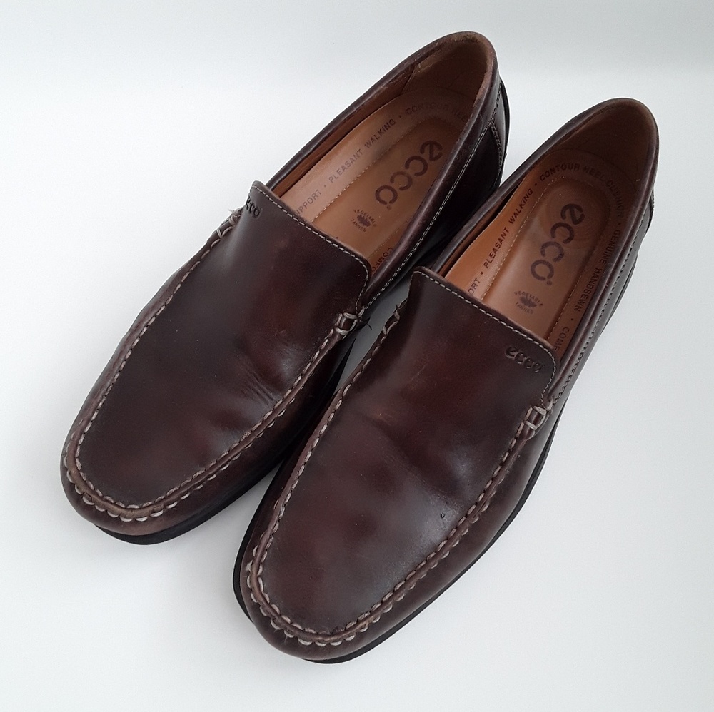 Ecco brown leather shoes